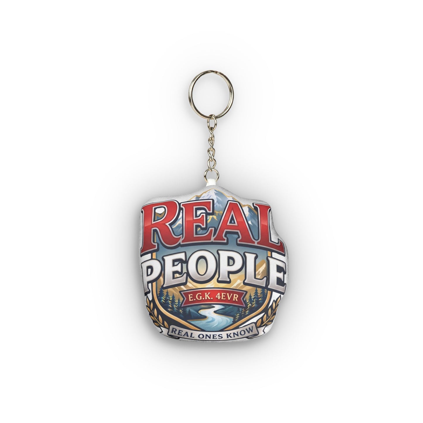 Custom Shape Mini Plush Keychain
