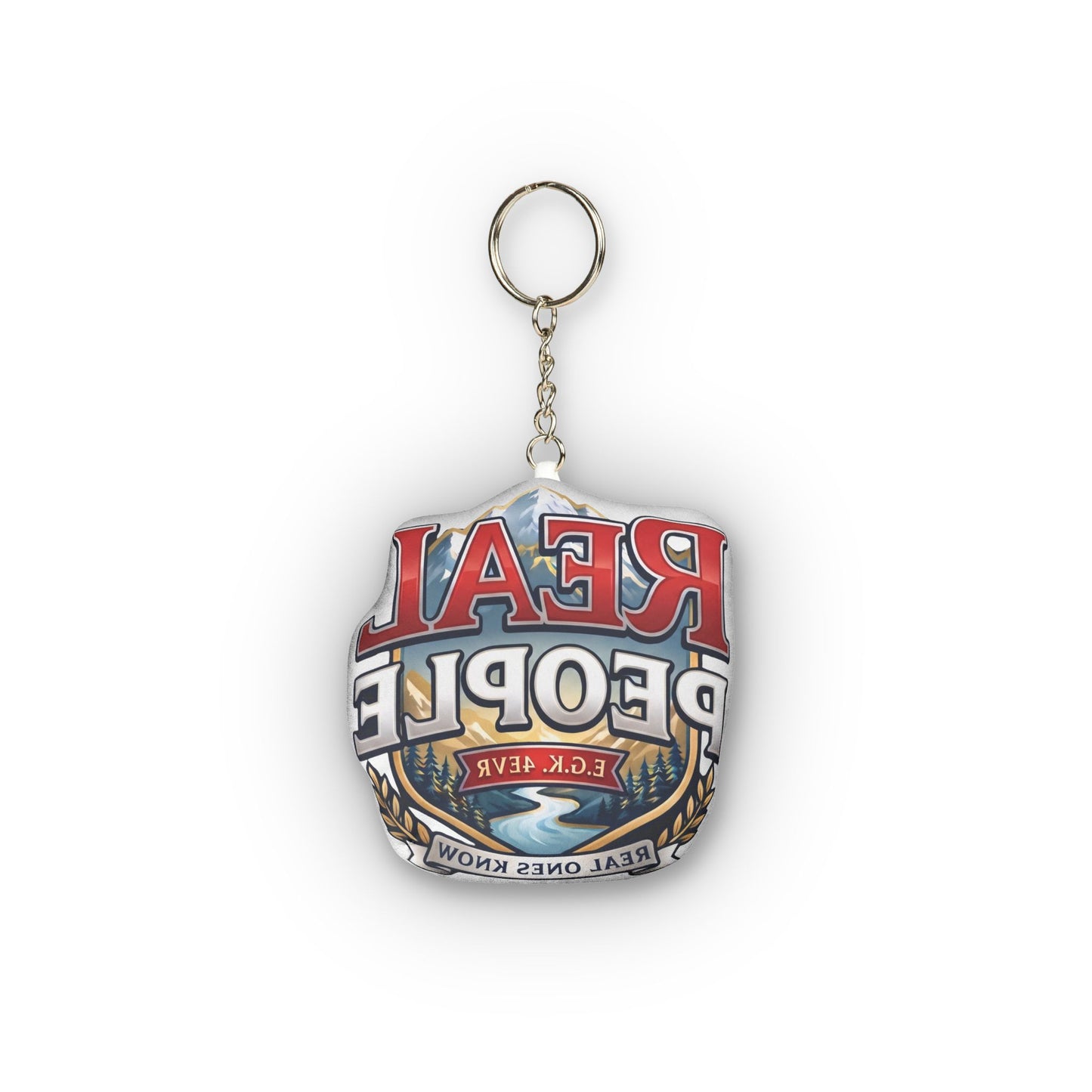 Custom Shape Mini Plush Keychain
